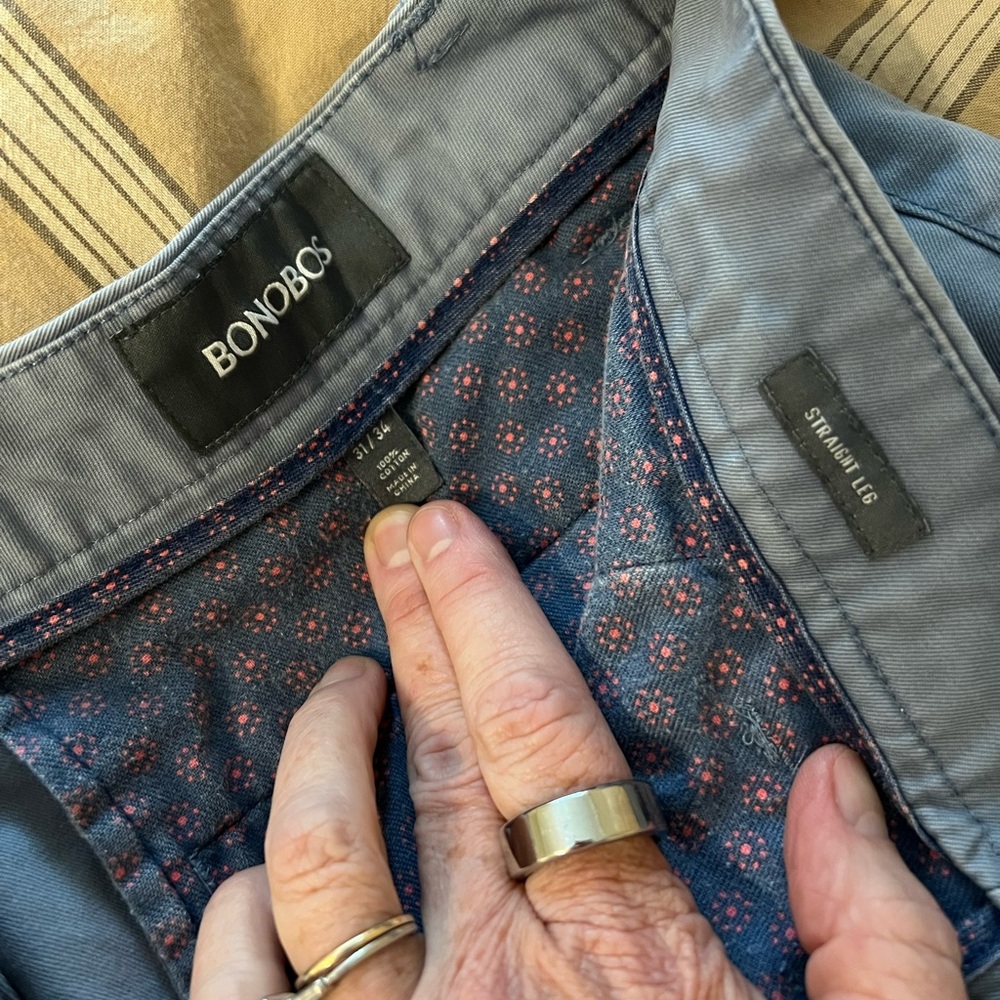 Bonobos Gray Chinos